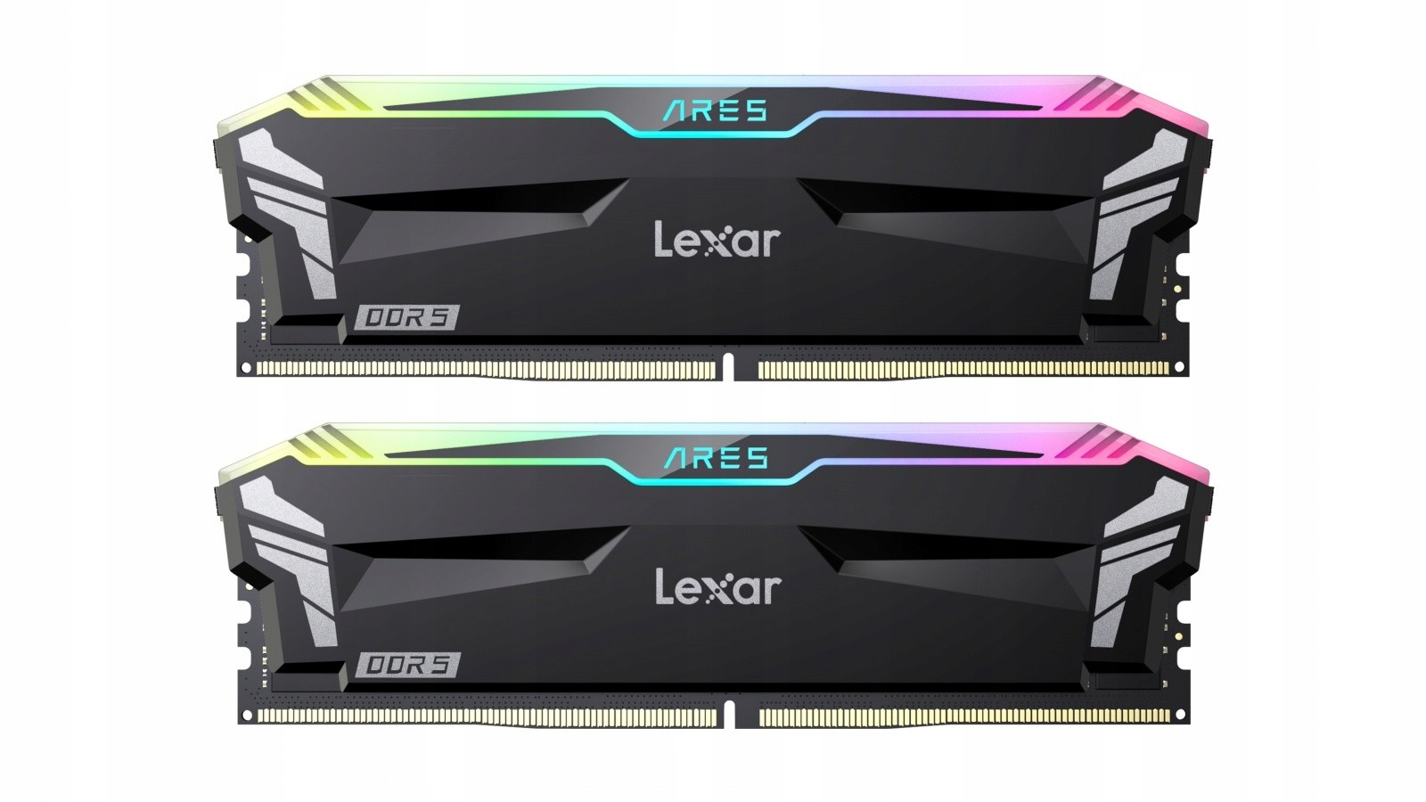 Lexar ARES DDR5 32GB(16gb×2) RGBメモリキット Memorie RAM Lexar ARES RGB DDR5 32GB (2x16GB) 6800MHz, iluminare