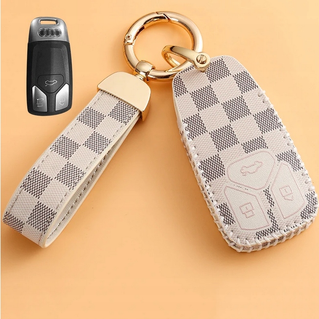 AUDI ETUI na kluczyk BRELOK do pilota + OZDOBA A3 A4 A5 A6 A7 A8 A4L A6L S8