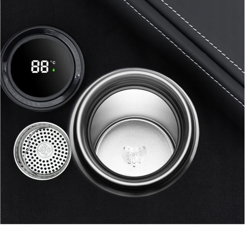 BMW kubek termiczny 0,5 M-Performance wyświetlacz temperatury LED 500ml