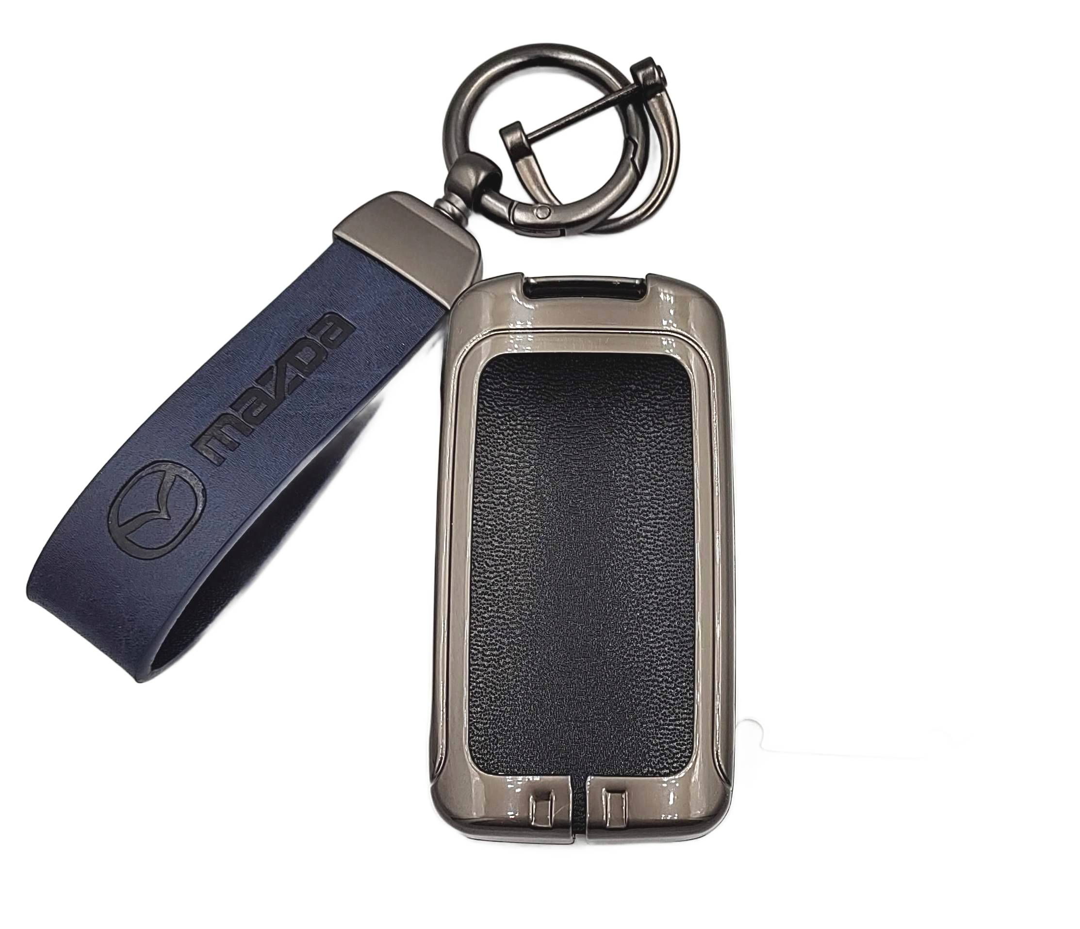3w1 MAZDA ETUI na kluczyk pilot BRELOK skórzany Mazda 2 3 6 CX3 CX5 CX8 MX5