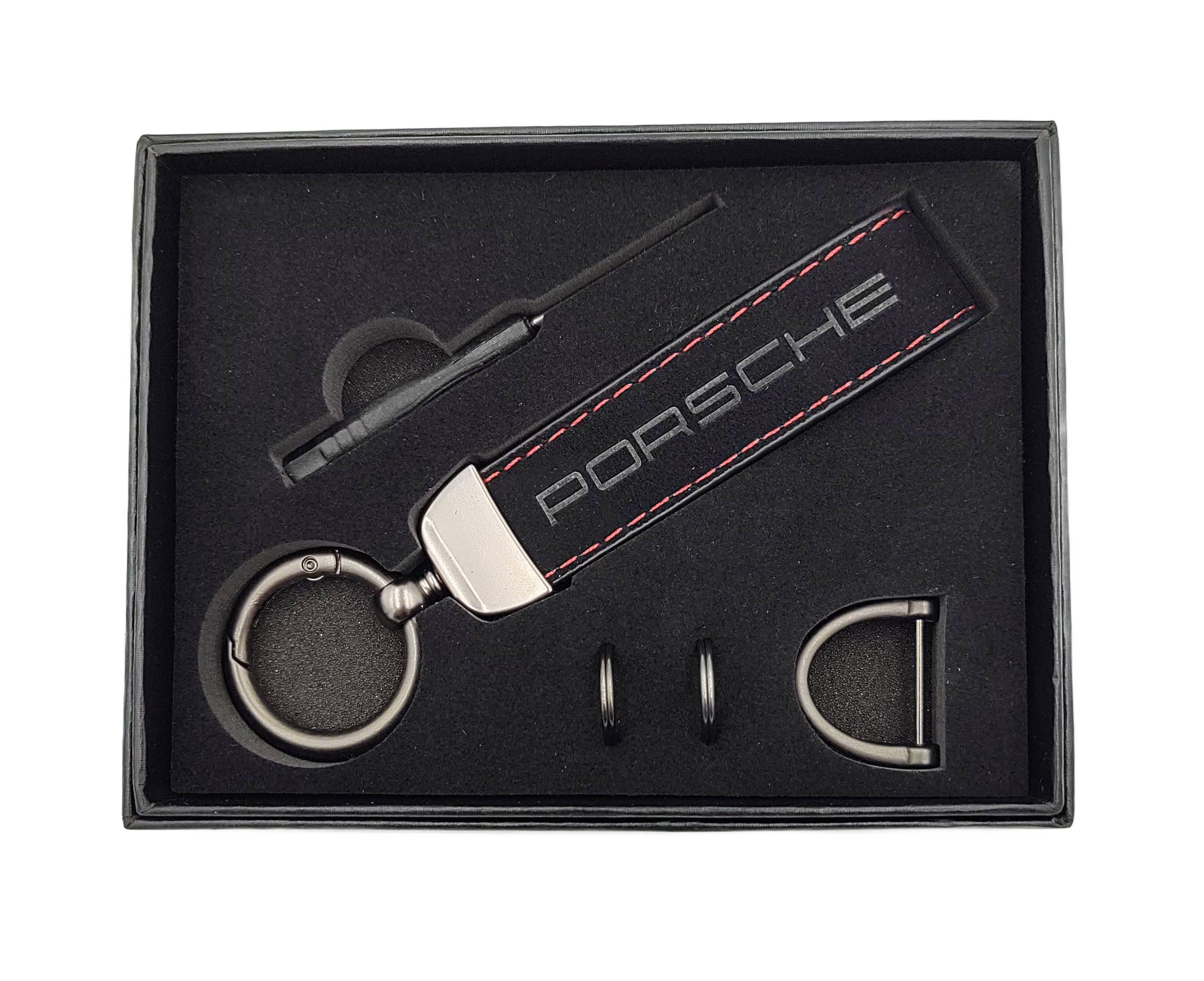 PORSCHE BRELOK samochodowy PORSCHE BRELOCZEK do kluczy + pudełko na prezent