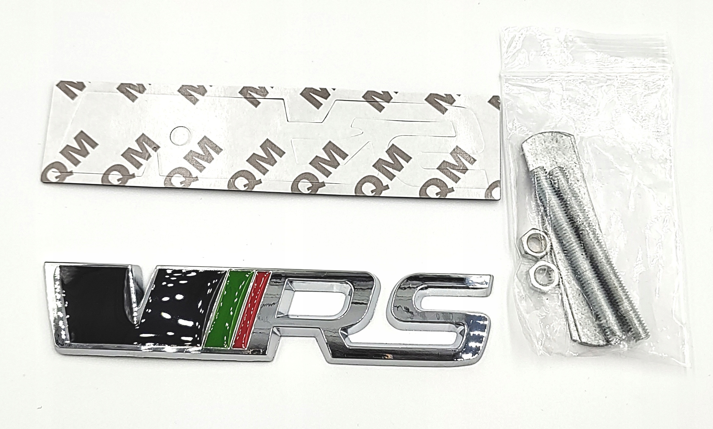 Skoda VRS naklejka na klapę bagażnika błotnik grill EMBLEMAT VRS