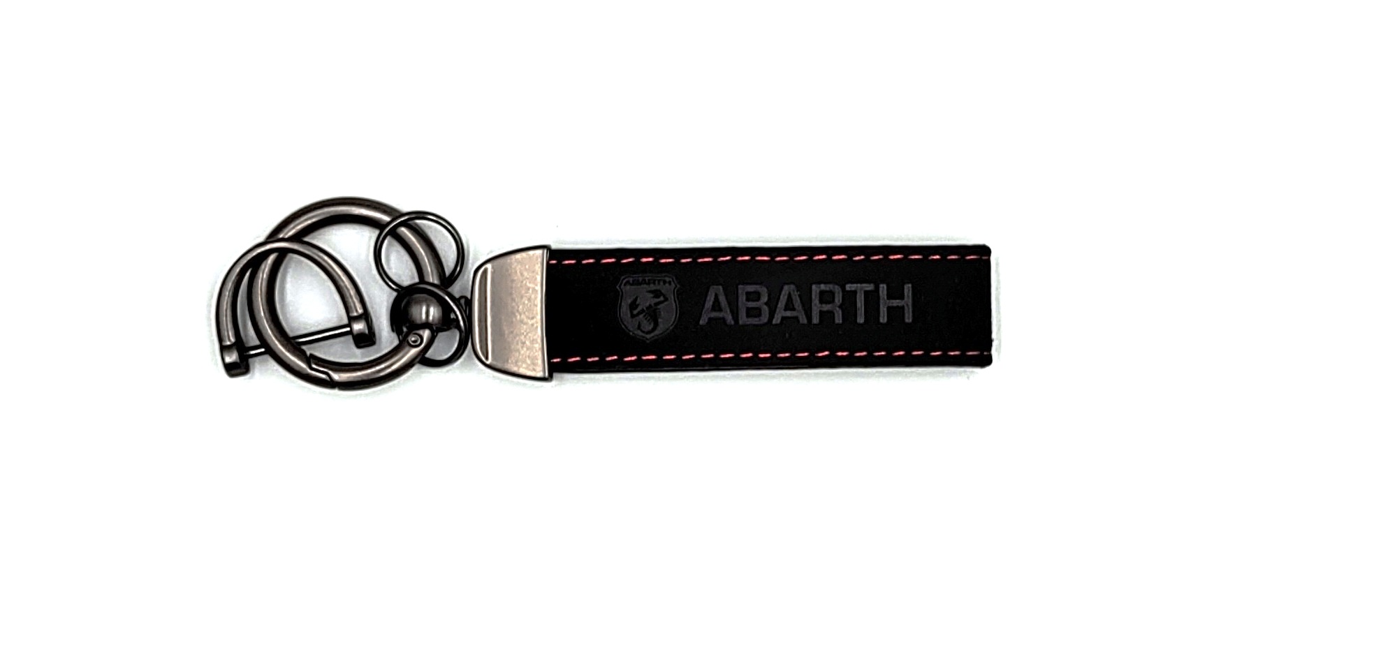 ABARTH BRELOK samochodowy ABARTH BRELOCZEK do kluczy + pudełko na prezent