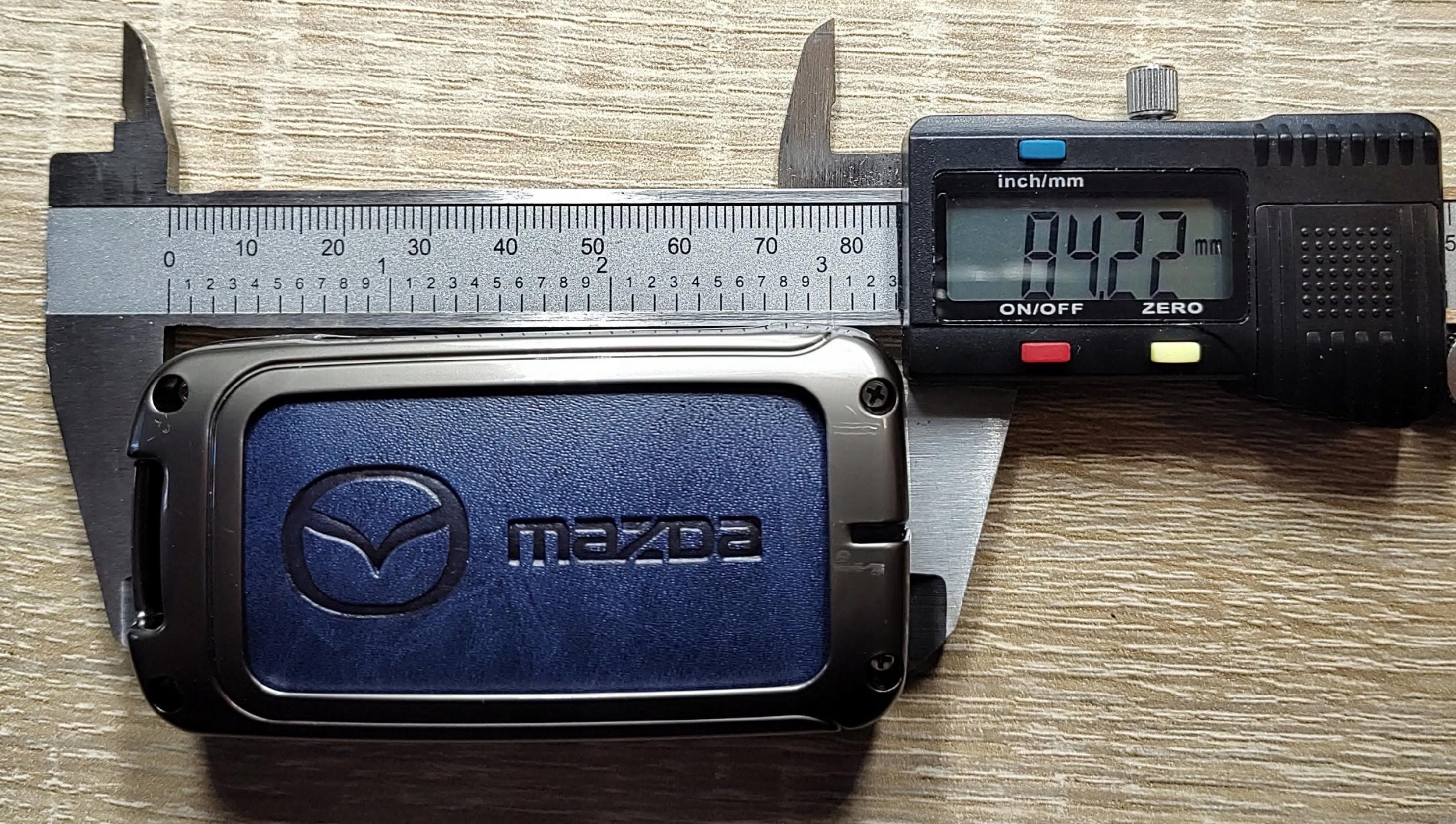 3w1 MAZDA ETUI na kluczyk pilot BRELOK skórzany Mazda 2 3 6 CX3 CX5 CX8 MX5