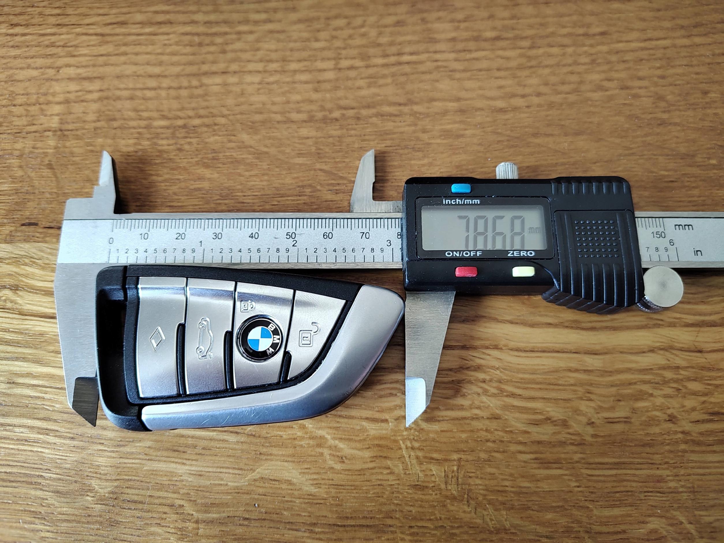 BMW etui M-POWER MOCNE etui na pilot + BRELOK do klucza BMW M-PERFORMANCE