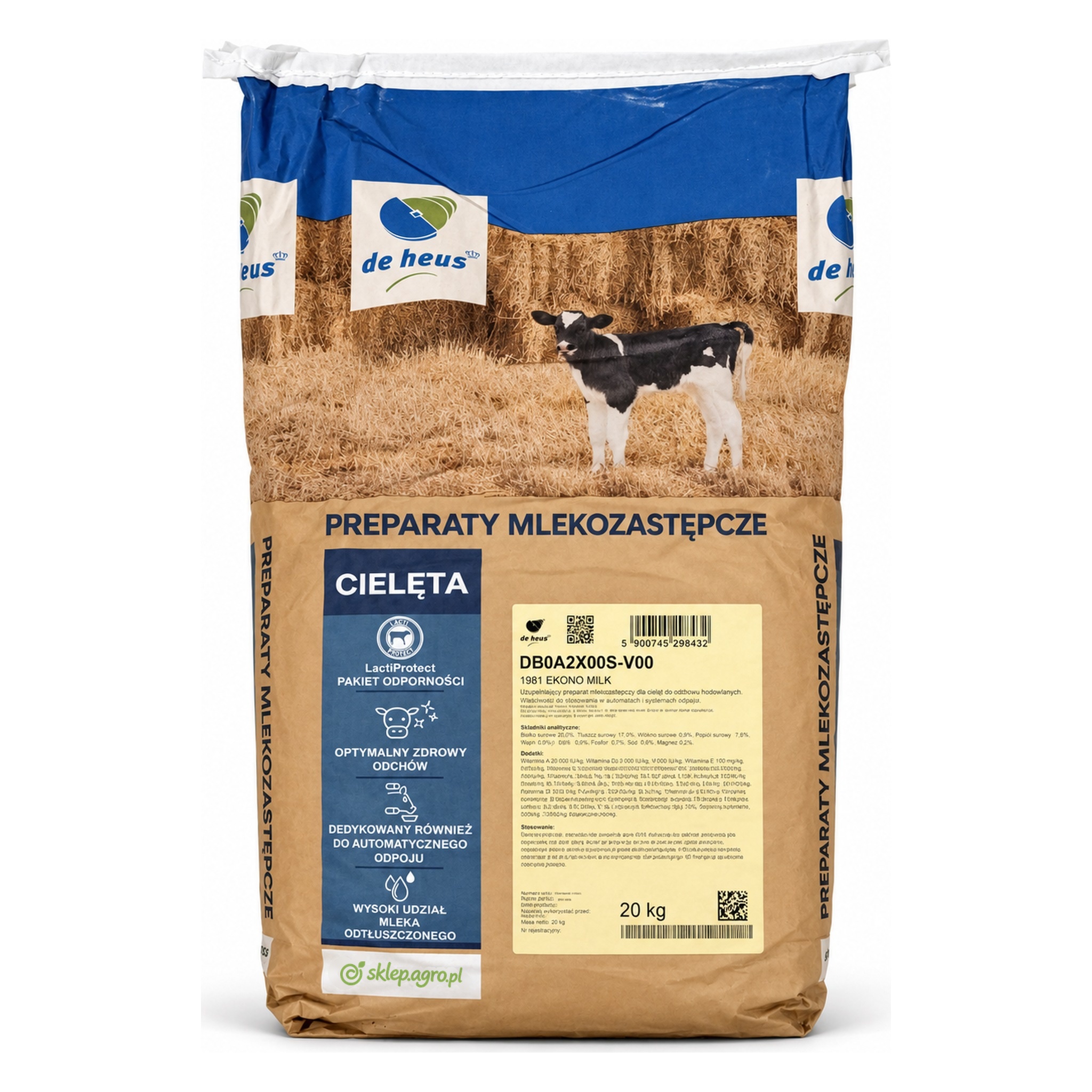 De Heus Ekono Milk 20 kg