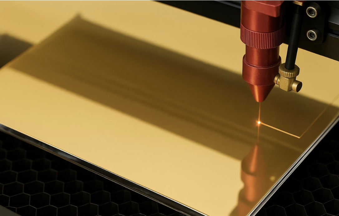 Acrylglas  Gold 3 mm – Hochglanz PMMA Zuschnitt für Dekoration & DIY
