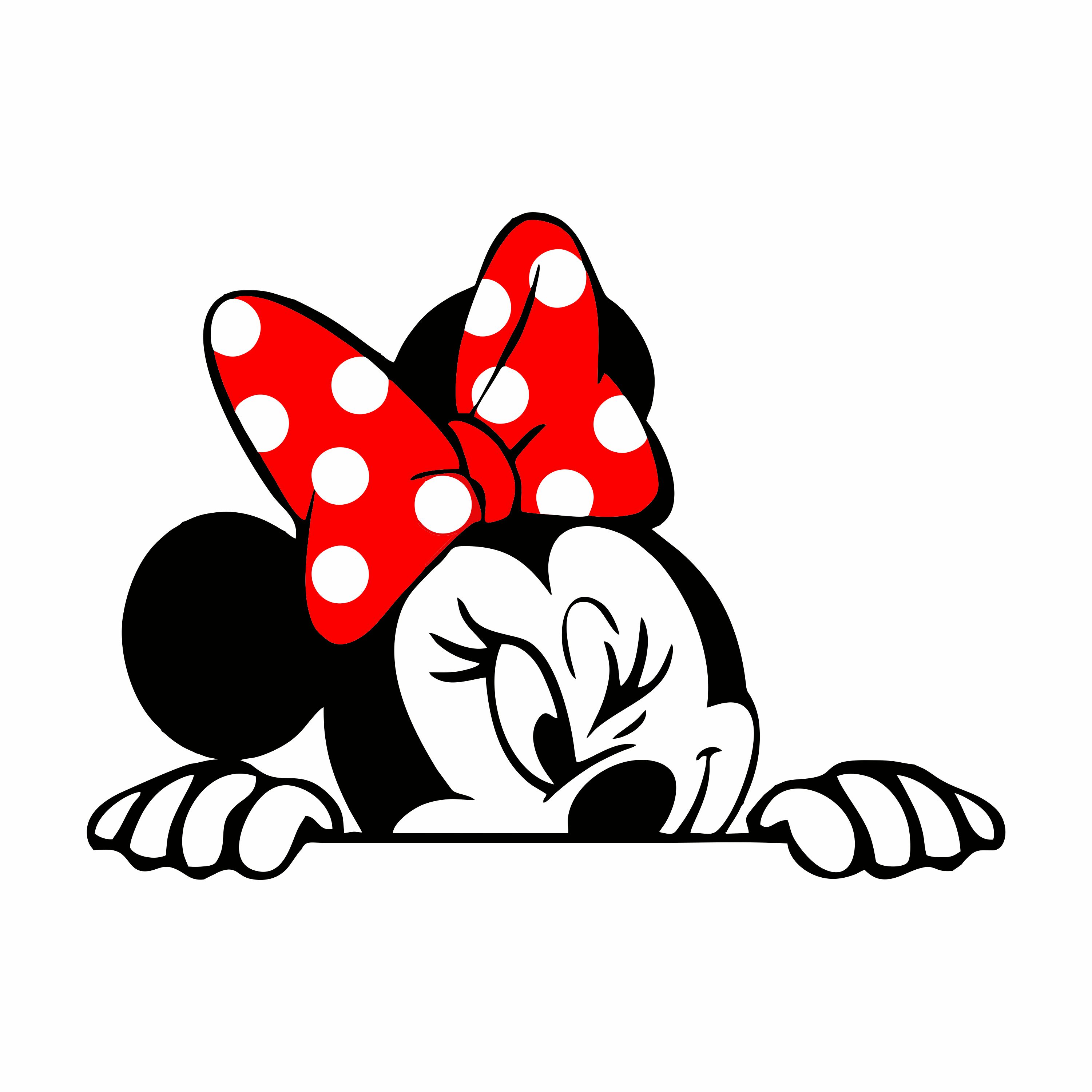 Minnie Autoaufkleber, Minnie, Windschutzscheibe, Tankdeckel, Laptop, 15x20 cm