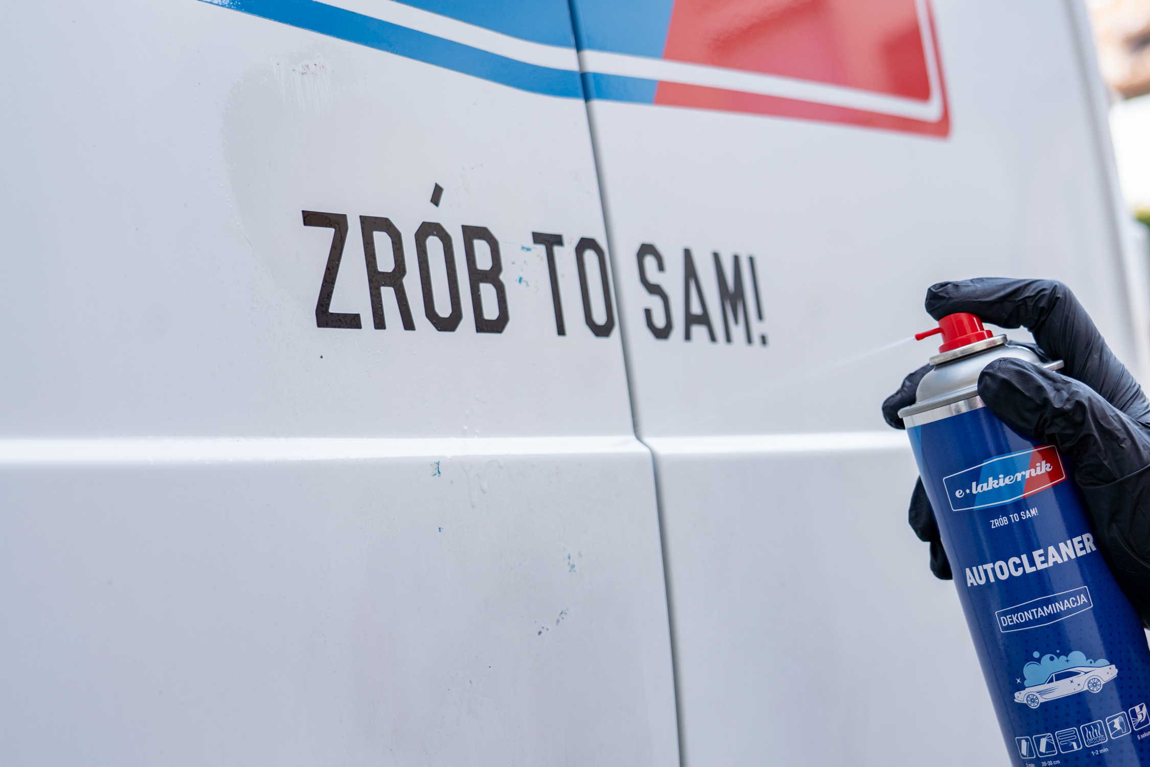 Spray do usuwania żywicy, kleju, smoły i smaru - działanie