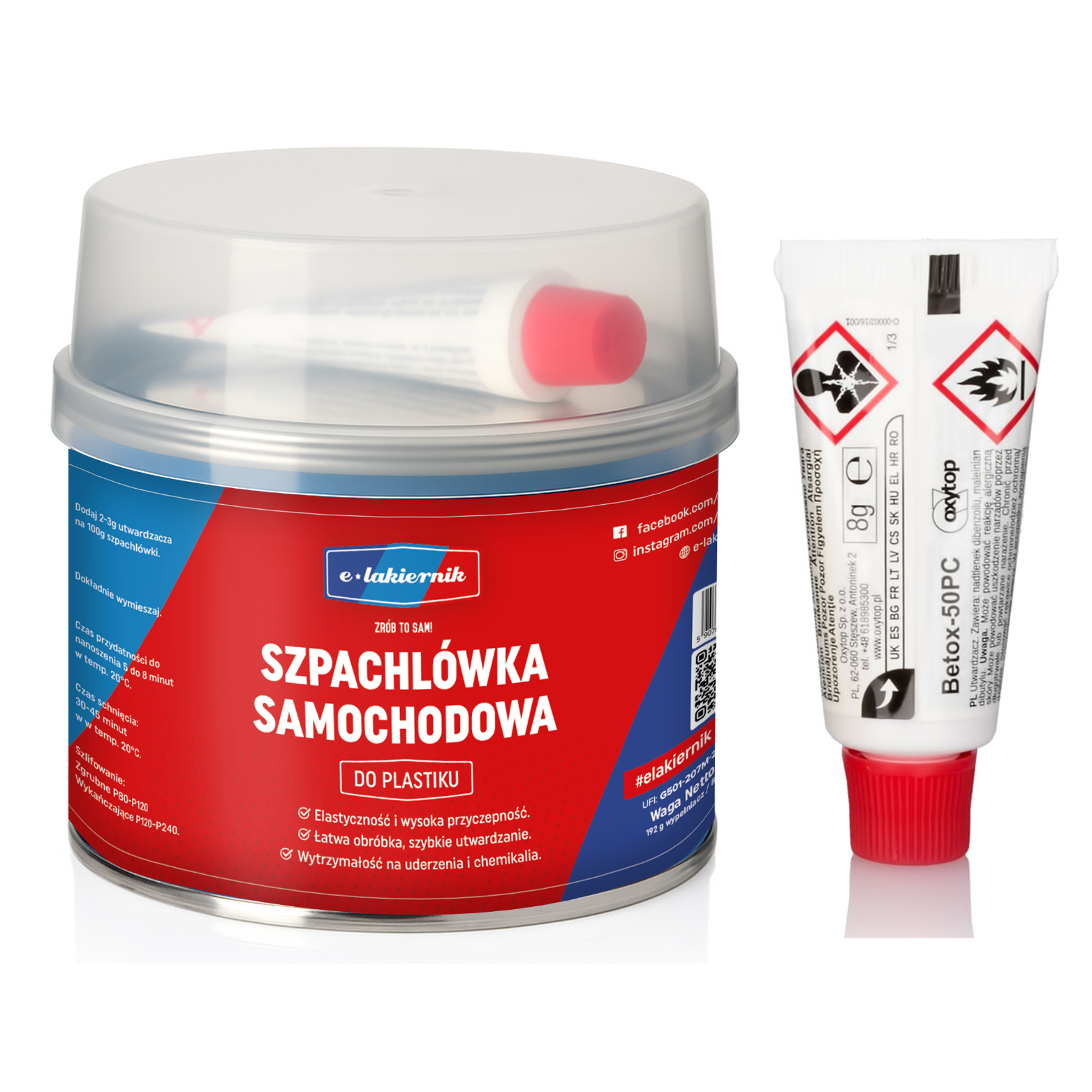 Naprawa elementów z tworzywa – szpachla do plastików samochodowych