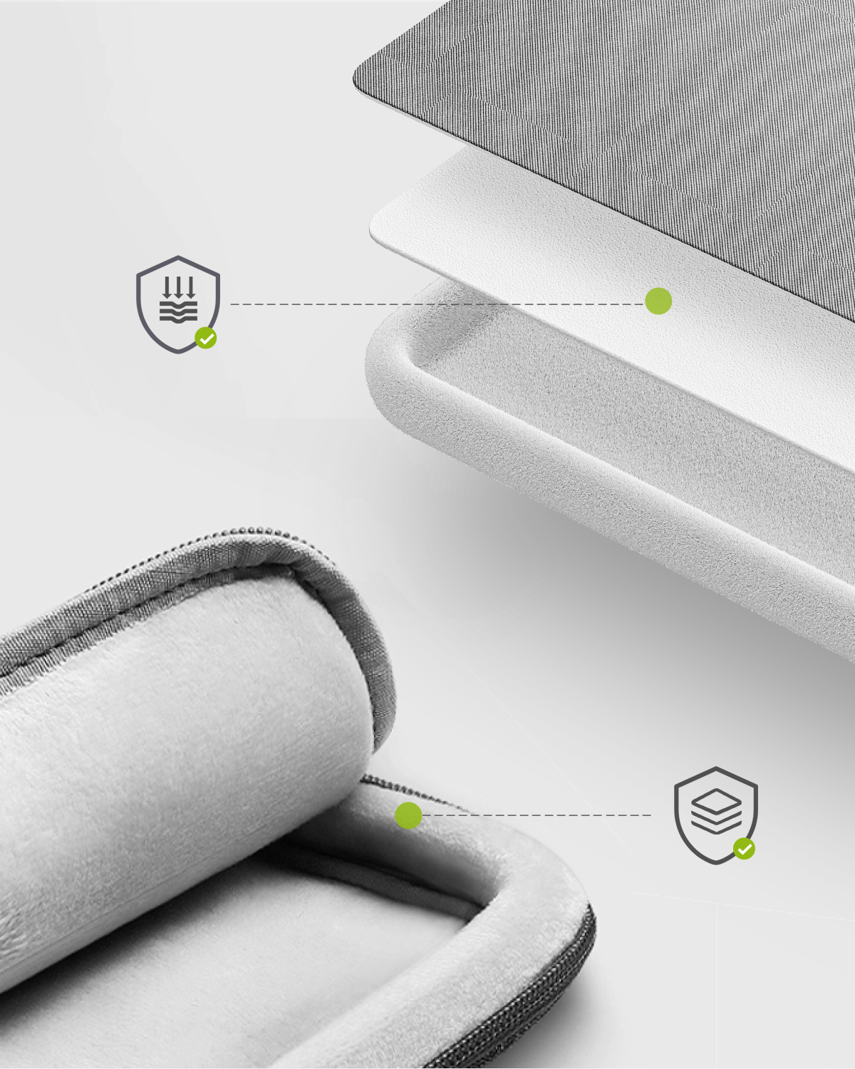 Beżowa Wodoodporna Torba na Laptop 14" INNOSTYLE OMNIPROTECT