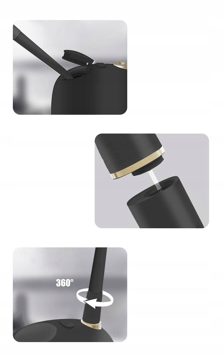 Bezprzewodowy irygator do zębów SHONA S200 PRO z etui i 4 końcówkami