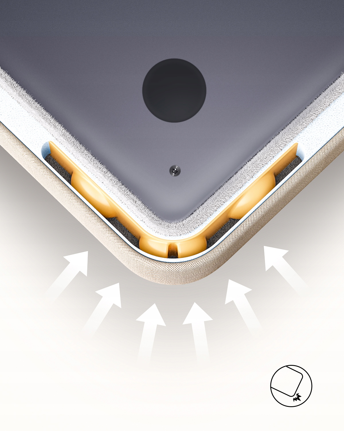 Wodoszczelna torba na laptopa 14" Innostyle OmniProtect beżowa