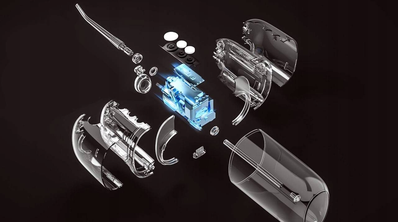 Bezprzewodowy irygator do zębów SHONA S200 PRO z etui i 4 końcówkami