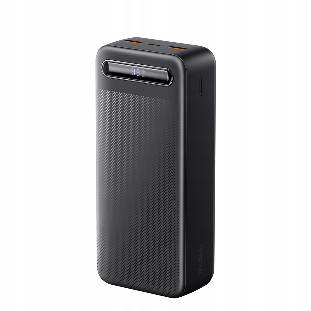 MCDODO Powerbank 30000mAh z wyświetlaczem, 3x USB, USB-C, 22,5W
