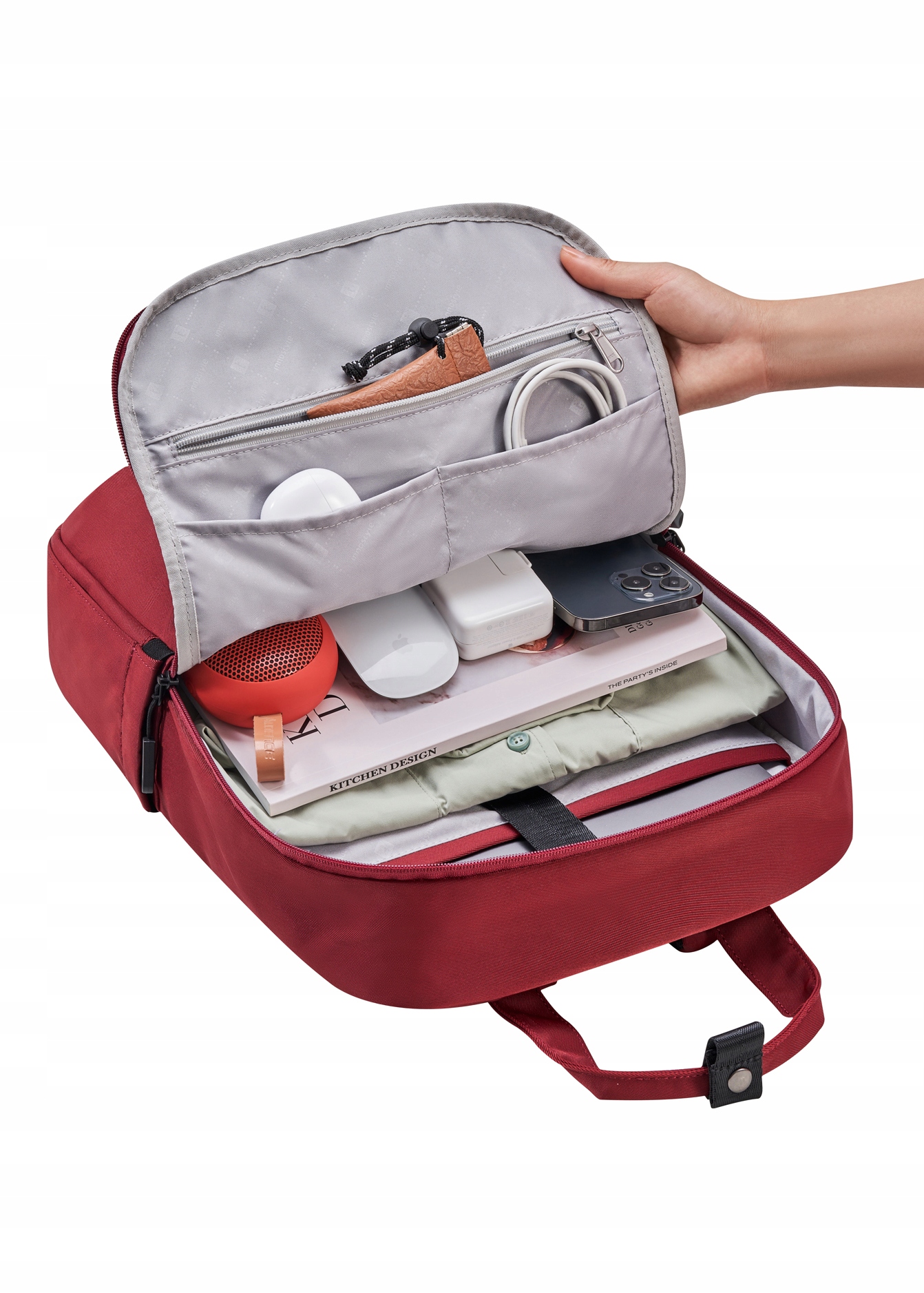 Plecak na laptopa 15,6" wodoodporny Colorlite 14L czerwony, nowy