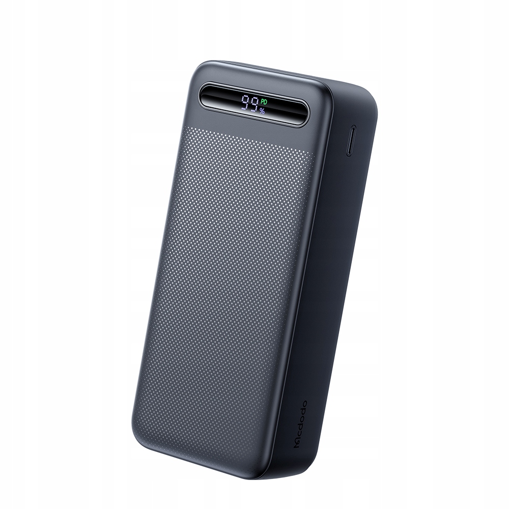 MCDODO Powerbank 30000mAh z wyświetlaczem, 3x USB, USB-C, 22,5W
