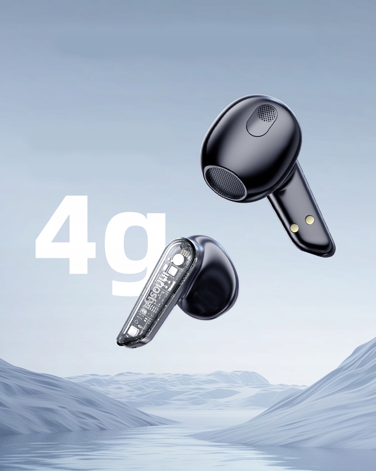 INNOSTYLE SŁUCHAWKI BEZPRZEWODOWE DOUSZNE BLUETOOTH V5.3 Z MIKROFONEM ETUI