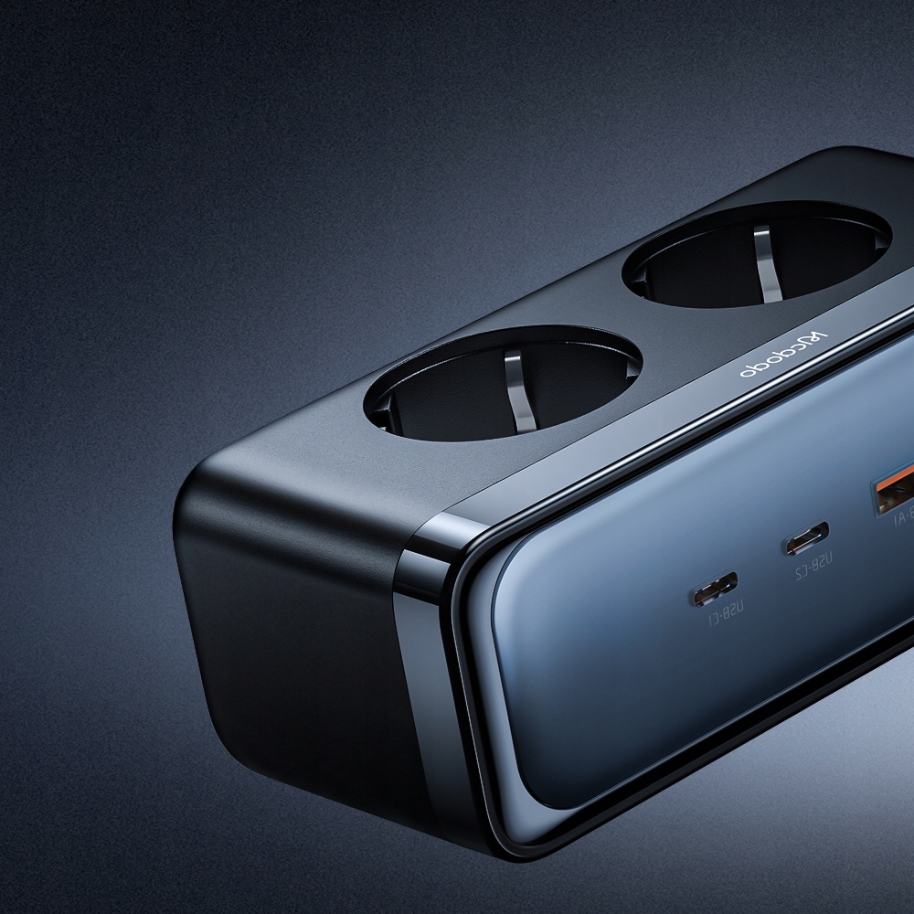 MCDODO Ładowarka Sieciowa GAN TYP C 6x USB-C 70W Czarna, Quick Charge