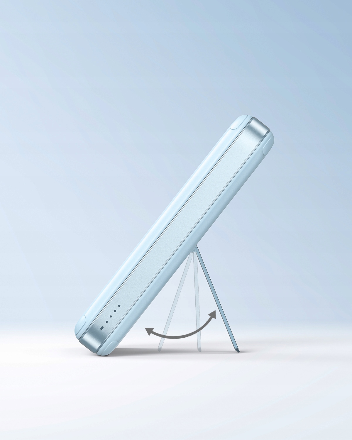 Powerbank Indukcyjny INNOSTYLE 10000mAh MagSafe Niebieski z Stojakiem