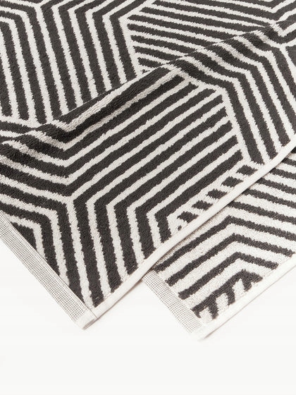 Ręcznik z bawełny Fatu x 2 sztuki 50 x 100 cm gramatura 470 g/m²