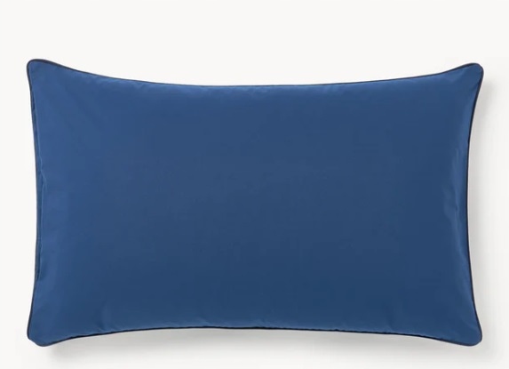 Poszewka na poduszkę z perkalu Scarlet S 60 x D 70 cm