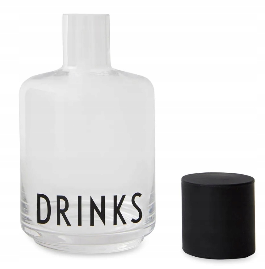 Karafka Drinks 500 ml, szklana Design Letters