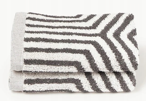 Ręcznik z bawełny Fatu x 2 sztuki 50 x 100 cm gramatura 470 g/m²