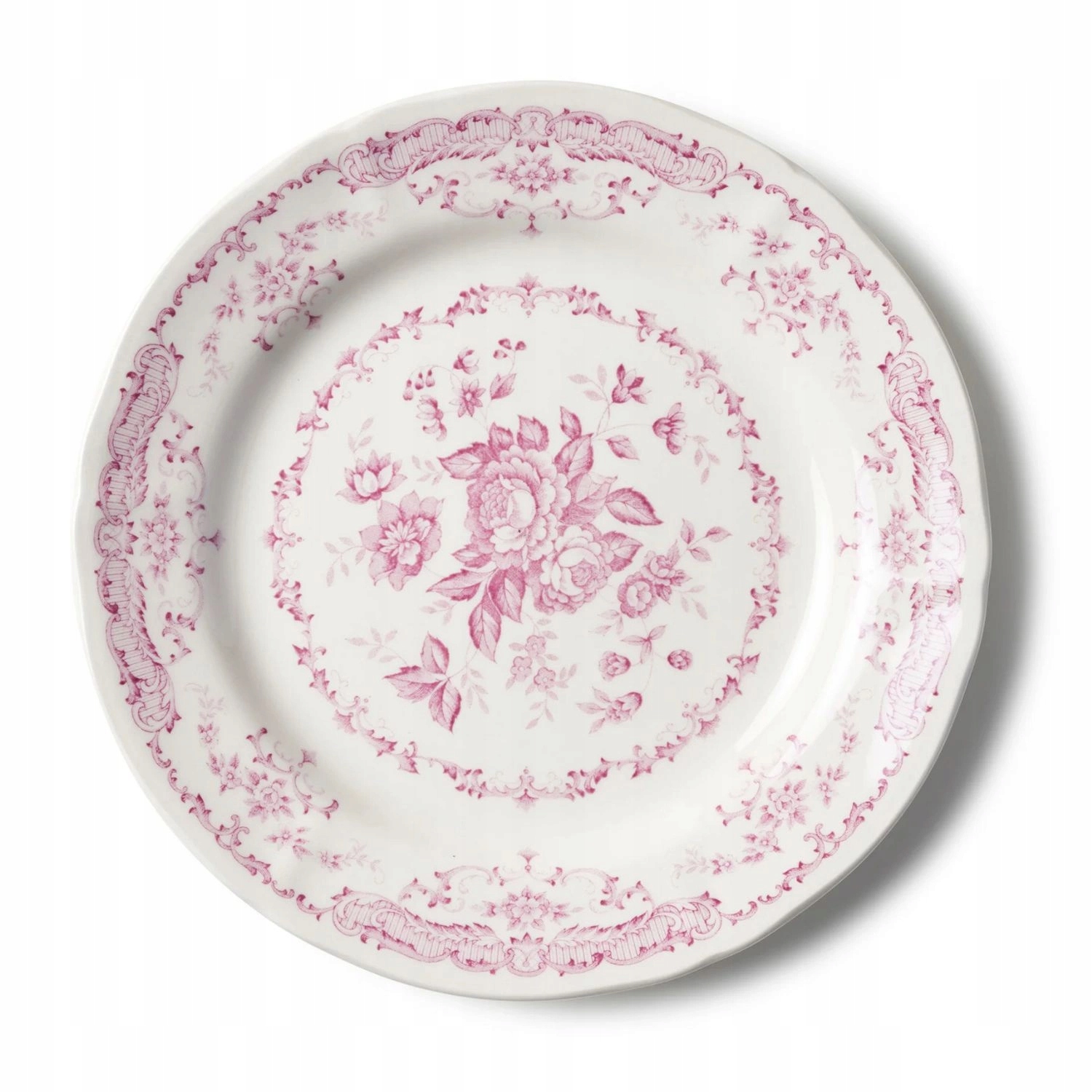 Serwis obiadowy Bitossi Home Rose ceramiczny 18 elementów dla 6 osób różowy
