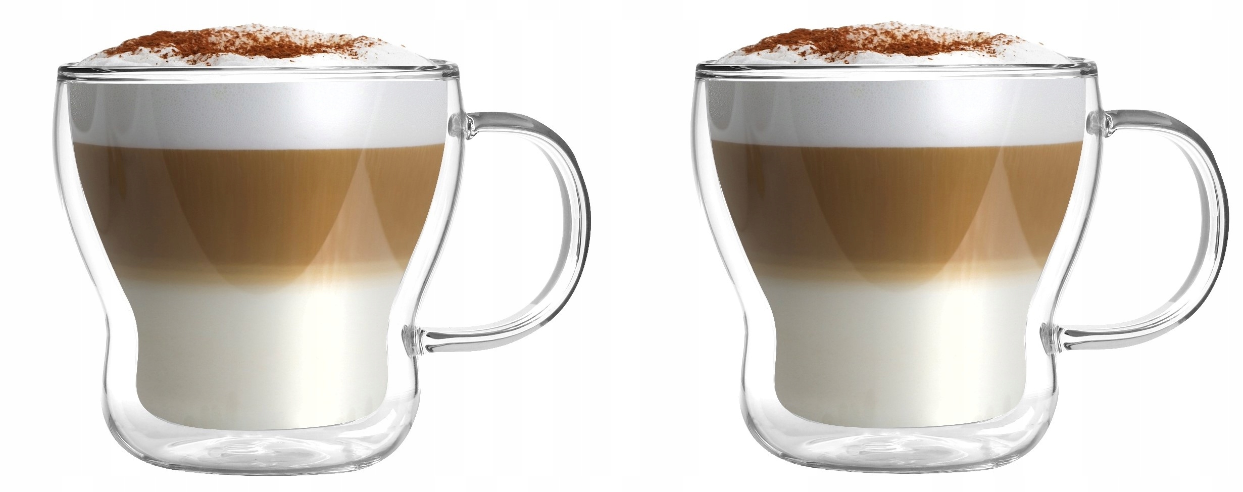 Filiżanka Vialli Design BOLLA SZKLANKI Z PODWÓJNĄ ŚCIANKĄ 370 ml 2 szt.