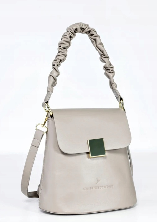 Torebka Ruby szara 20 x 12,5 x 18 cm