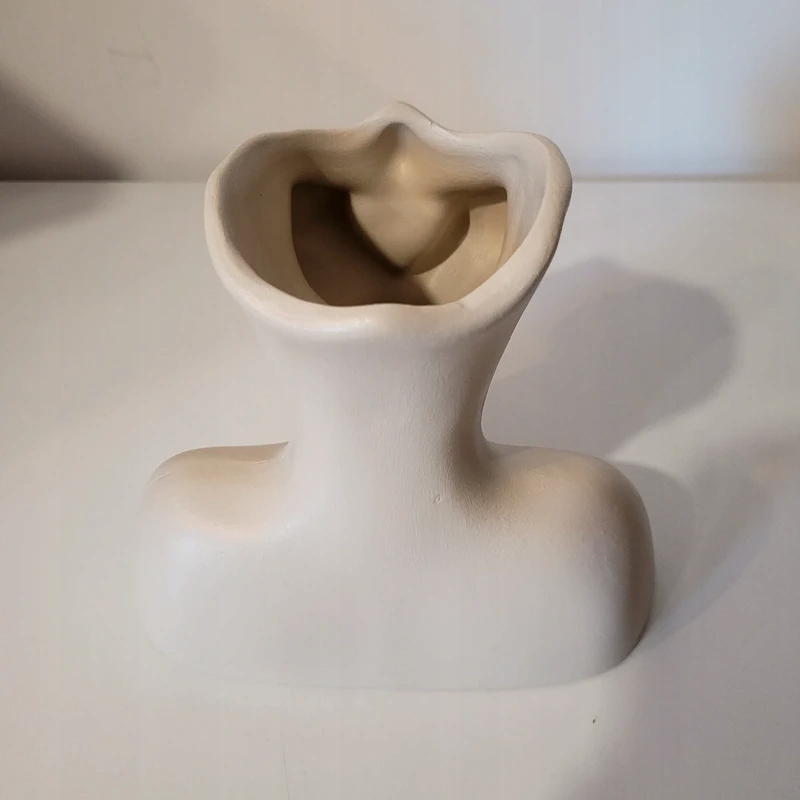 Wazon Asir ceramika 17 x 11 x 14 cm szary