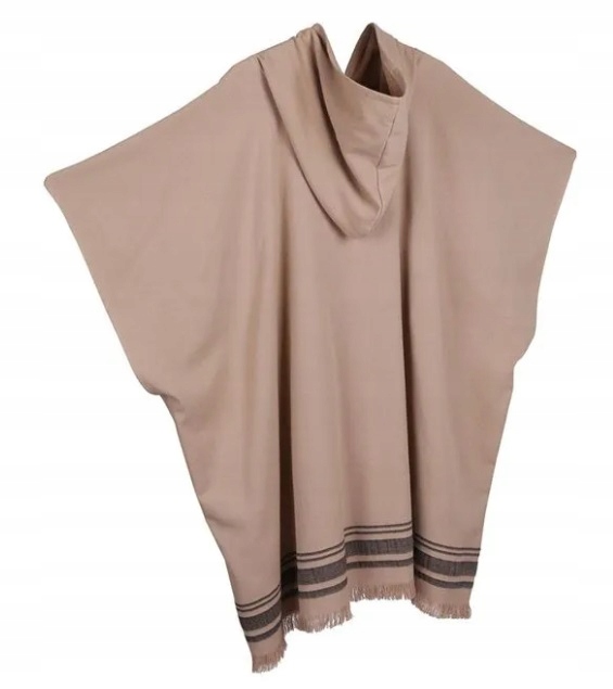 Febronie Poncho Faro (brązowe)