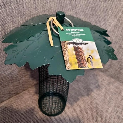 Karmnik dla ptaków Esschert Design nakrętka z dachem w kształcie liścia