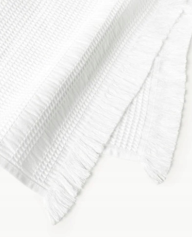 Ręcznik z piki waflowej Yara białe 2 x 30 x30 cm