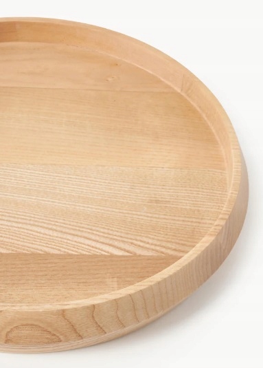 Komplet tac dekoracyjnych z drewna jesionowego Copenhagen, 2 elem.