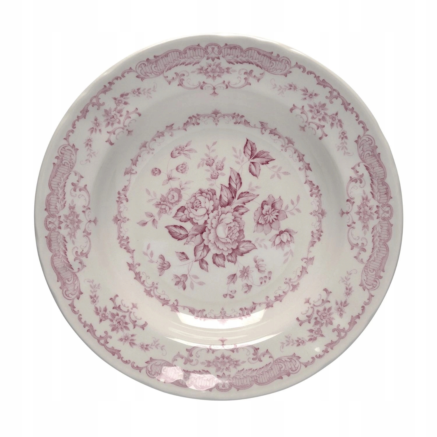 Serwis obiadowy Bitossi Home Rose ceramiczny 18 elementów dla 6 osób różowy