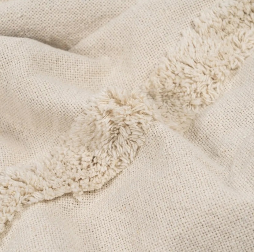 Koc , Pled Kremowy, 125 x 150 cm Ixia