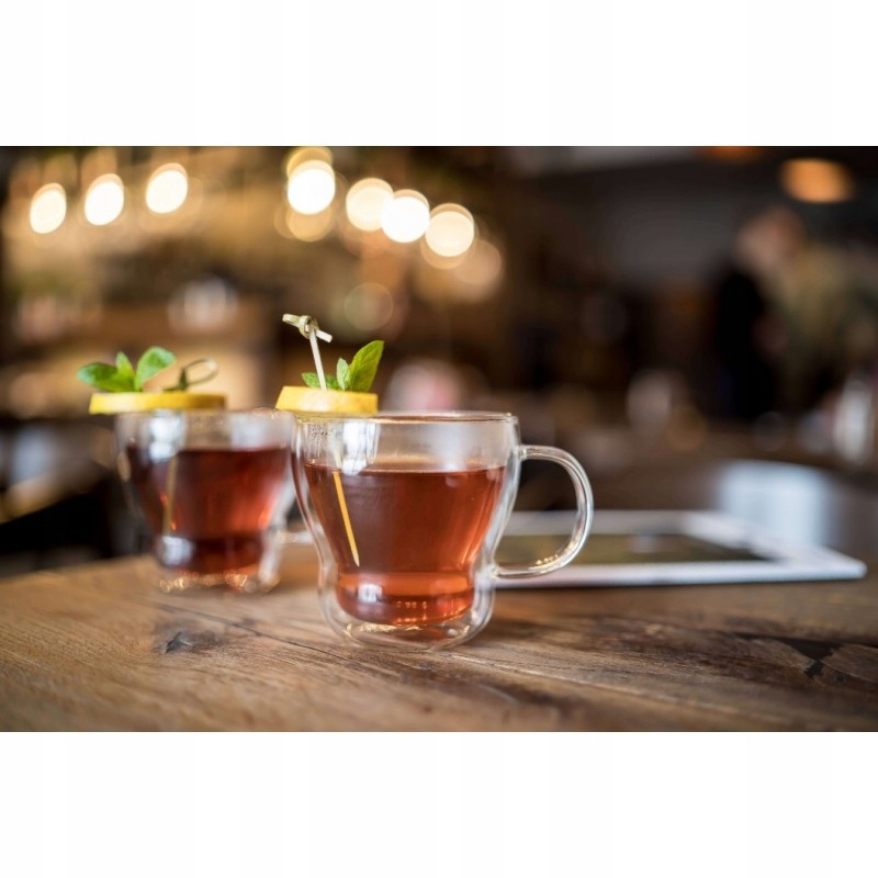 Filiżanka Vialli Design BOLLA SZKLANKI Z PODWÓJNĄ ŚCIANKĄ 370 ml 2 szt.