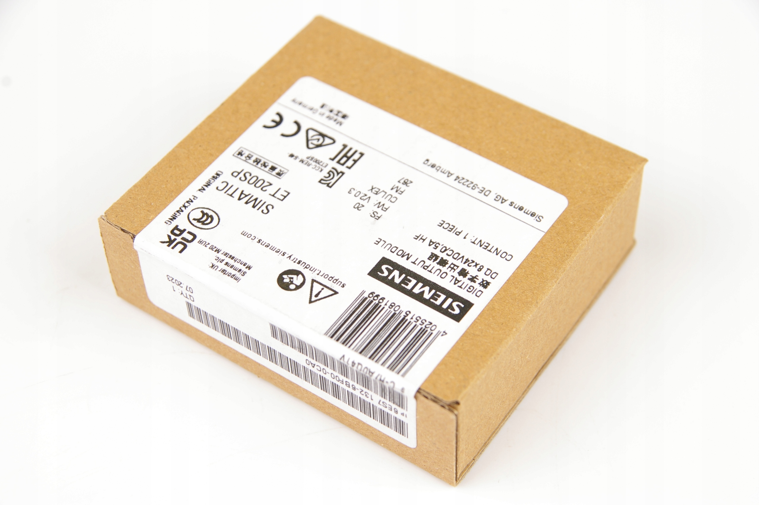 Siemens 6ES7 132-6BF00-0CA0 6ES7132-6BF00-0CA0 · ID 115255634 · Bild 1