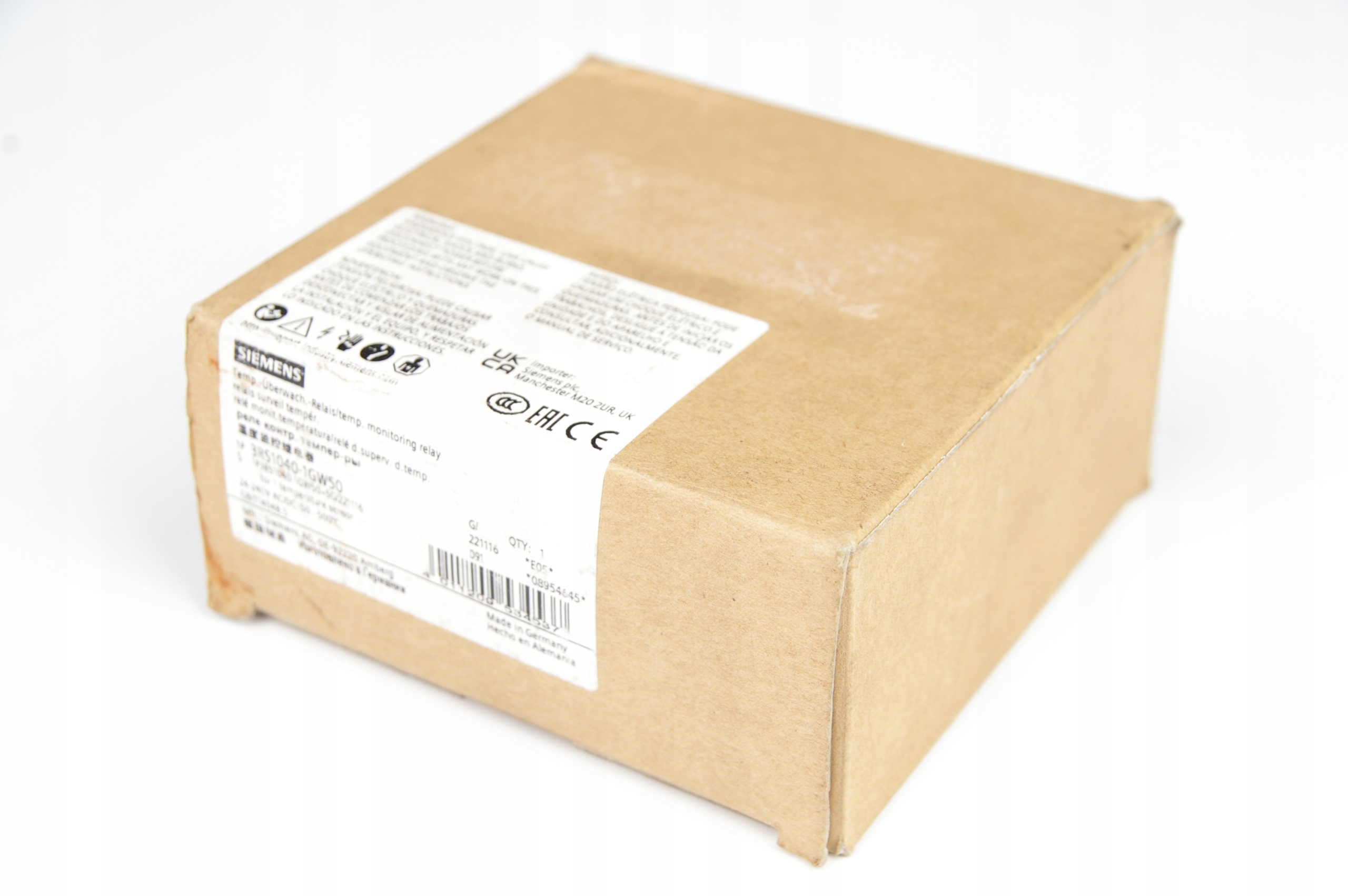 Siemens 3RS1040-1GW50 Temperature Monitoring Relay · ID 115249038 · Bild 1