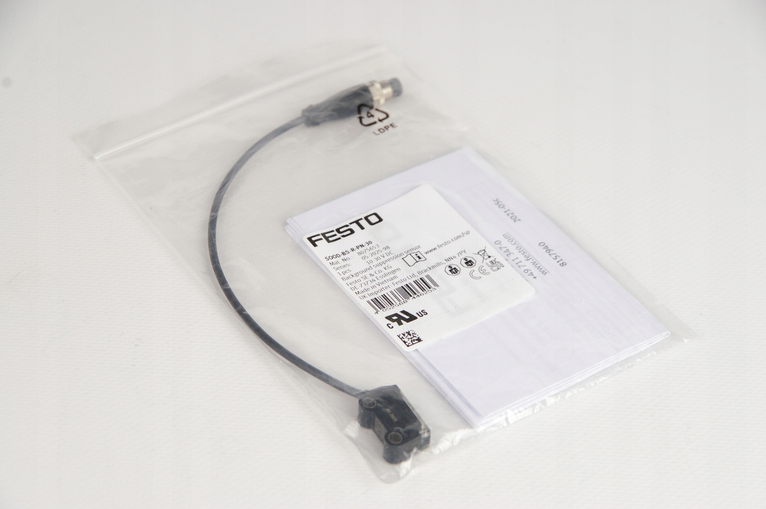 Festo SOOD-BS-R-PN-30 8075653 Optical sensor · ID 184516549 · Zdjęcie 1