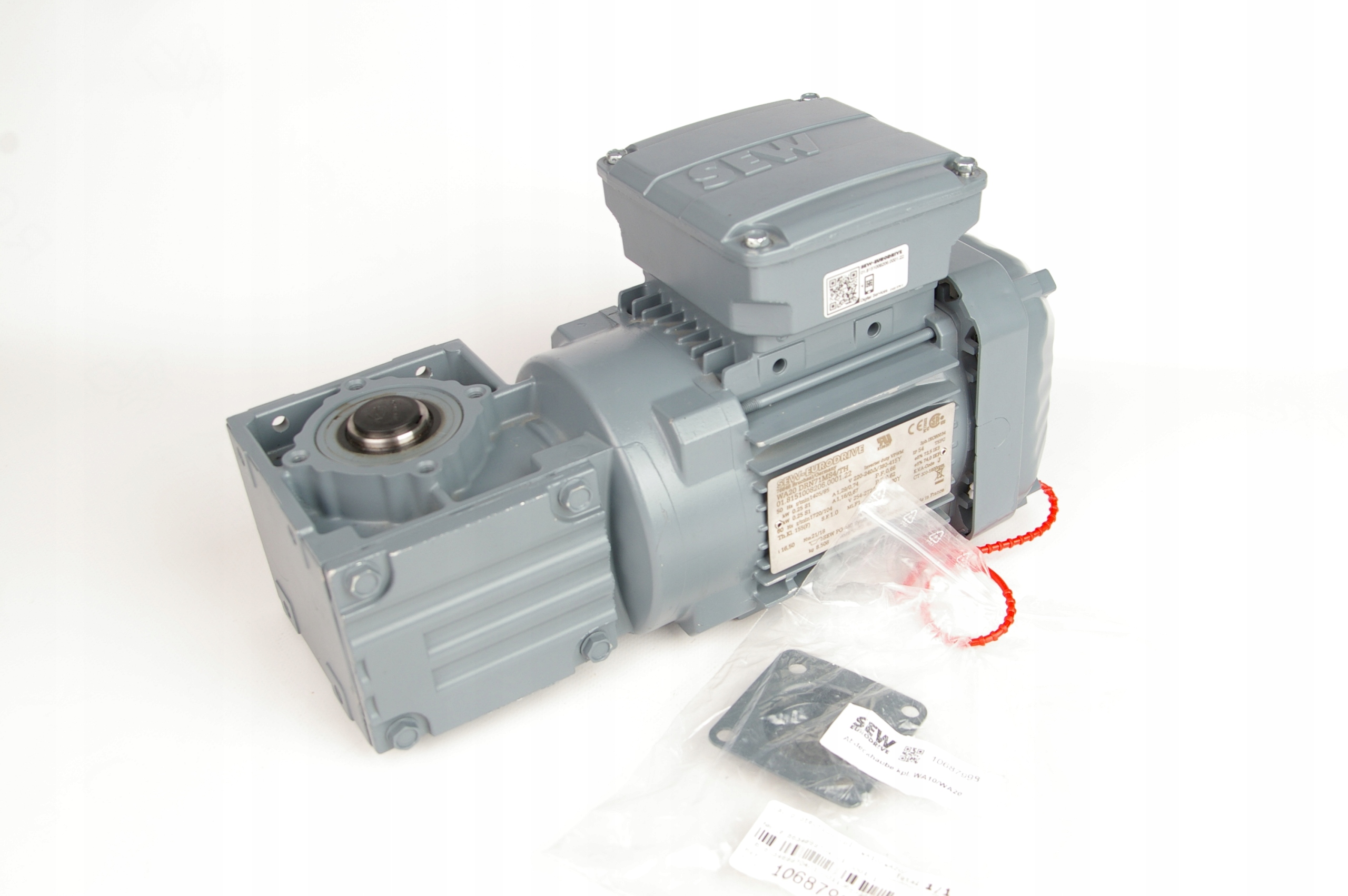 SEW-EURODRIVE WA20 DRN71MS4/TH, 0.25 kW, 1720/104 rpm, i = 16.50 Gear Motor · ID 291644544 · Zdjęcie 1