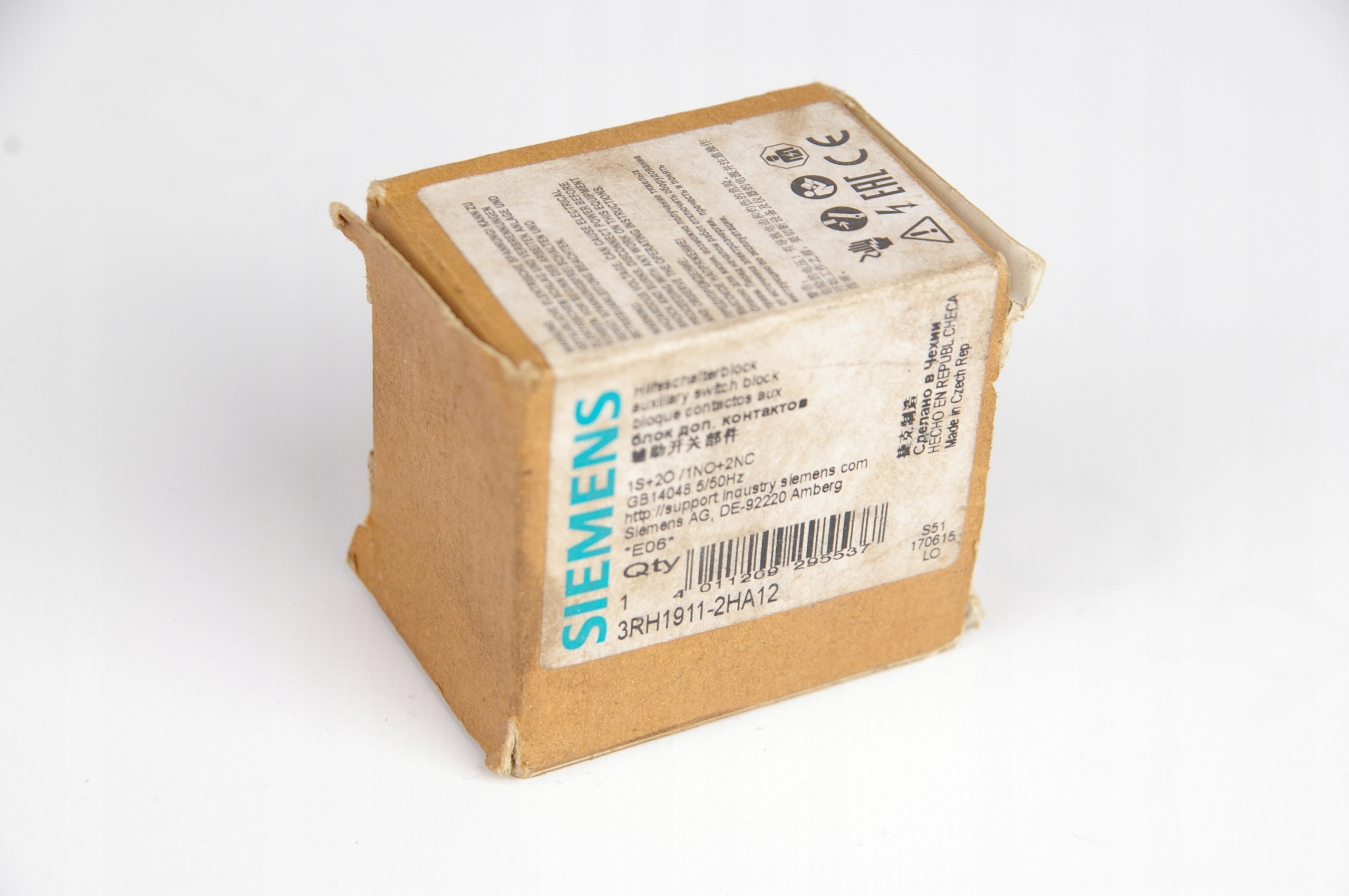 Siemens 3RH1911-2HA12 Auxiliary switch block · ID 254789728 · Photo 1