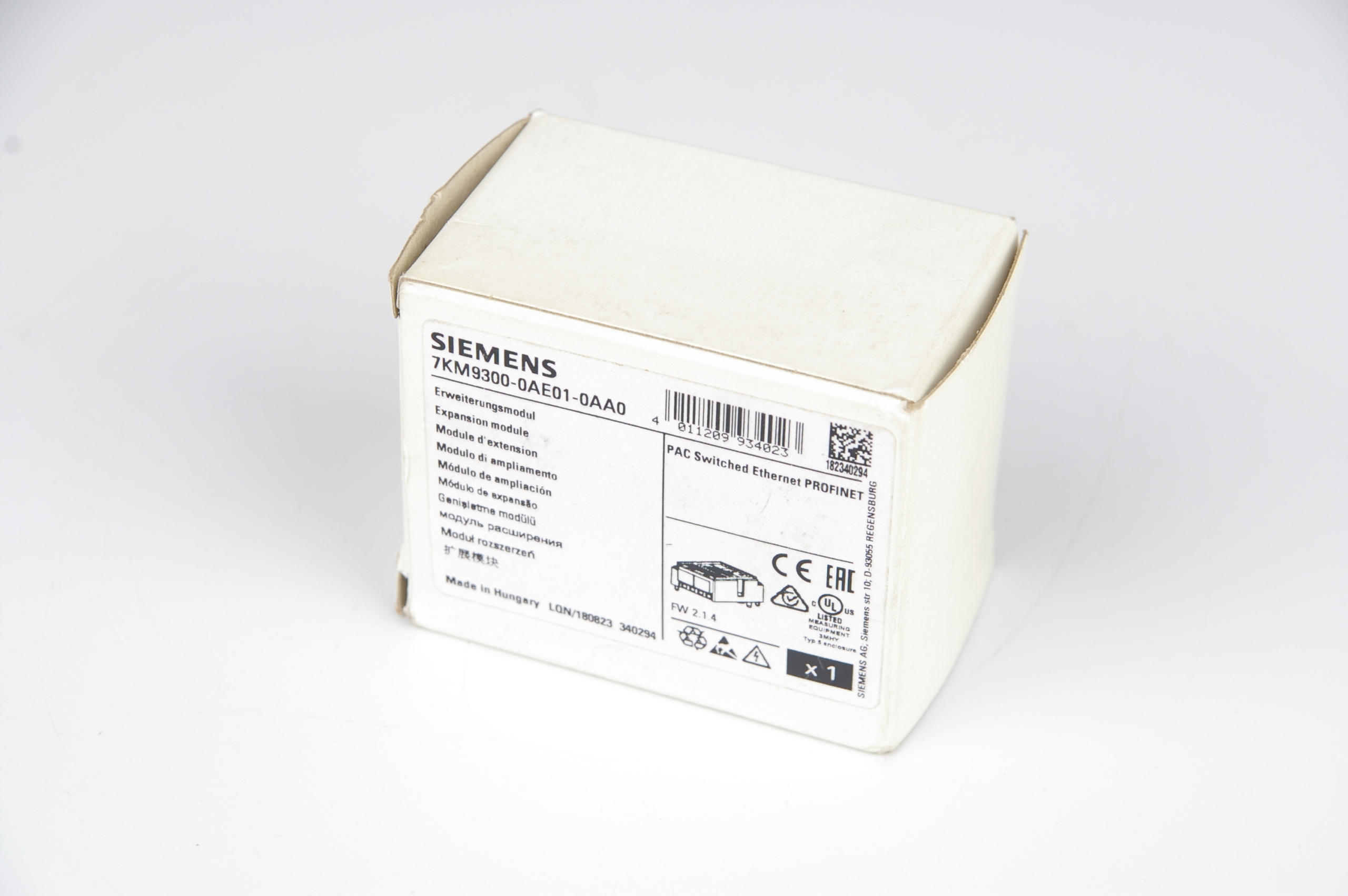 Siemens 7KM9300-0AE01-0AA0 Ethernet/Profinet Module · ID 115262577 · Zdjęcie 1