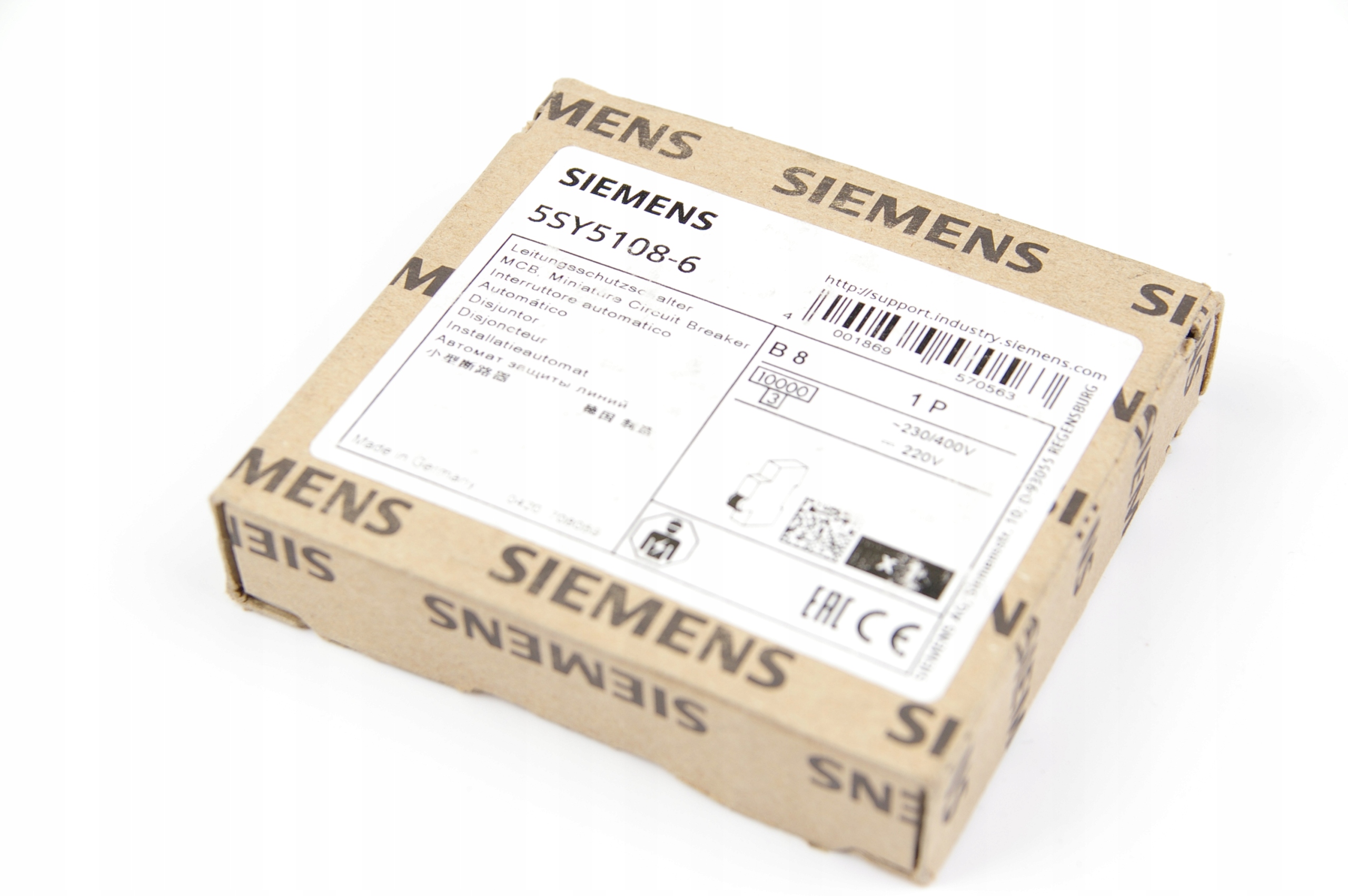 Wyłącznik Siemens 5SY5108-6 · ID 115259390 · Bild 1