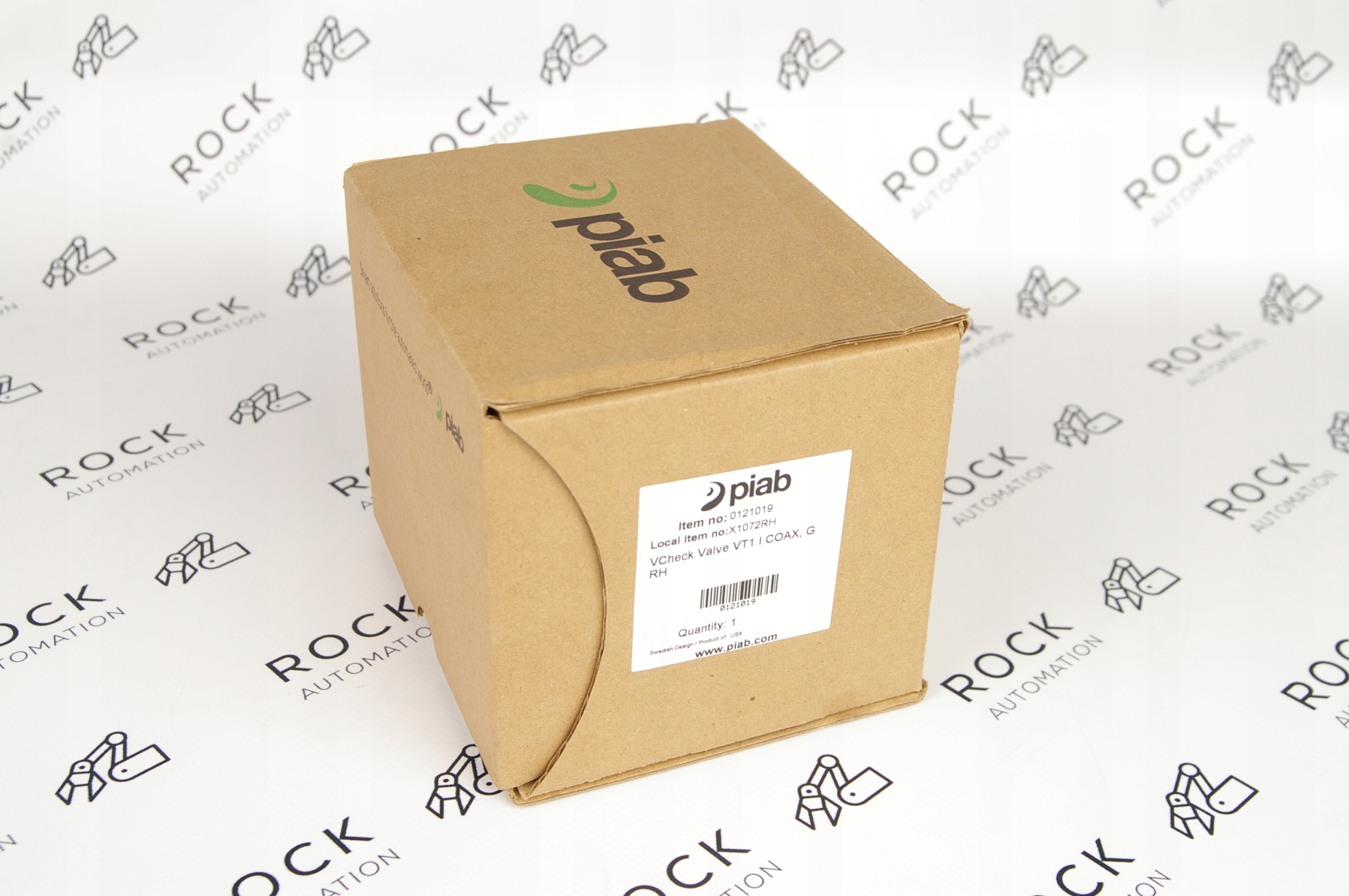 Piab 0121019 X1072RH VacCheck Valve VT1 I COAX. G RH · ID 142054299 · Bild 1