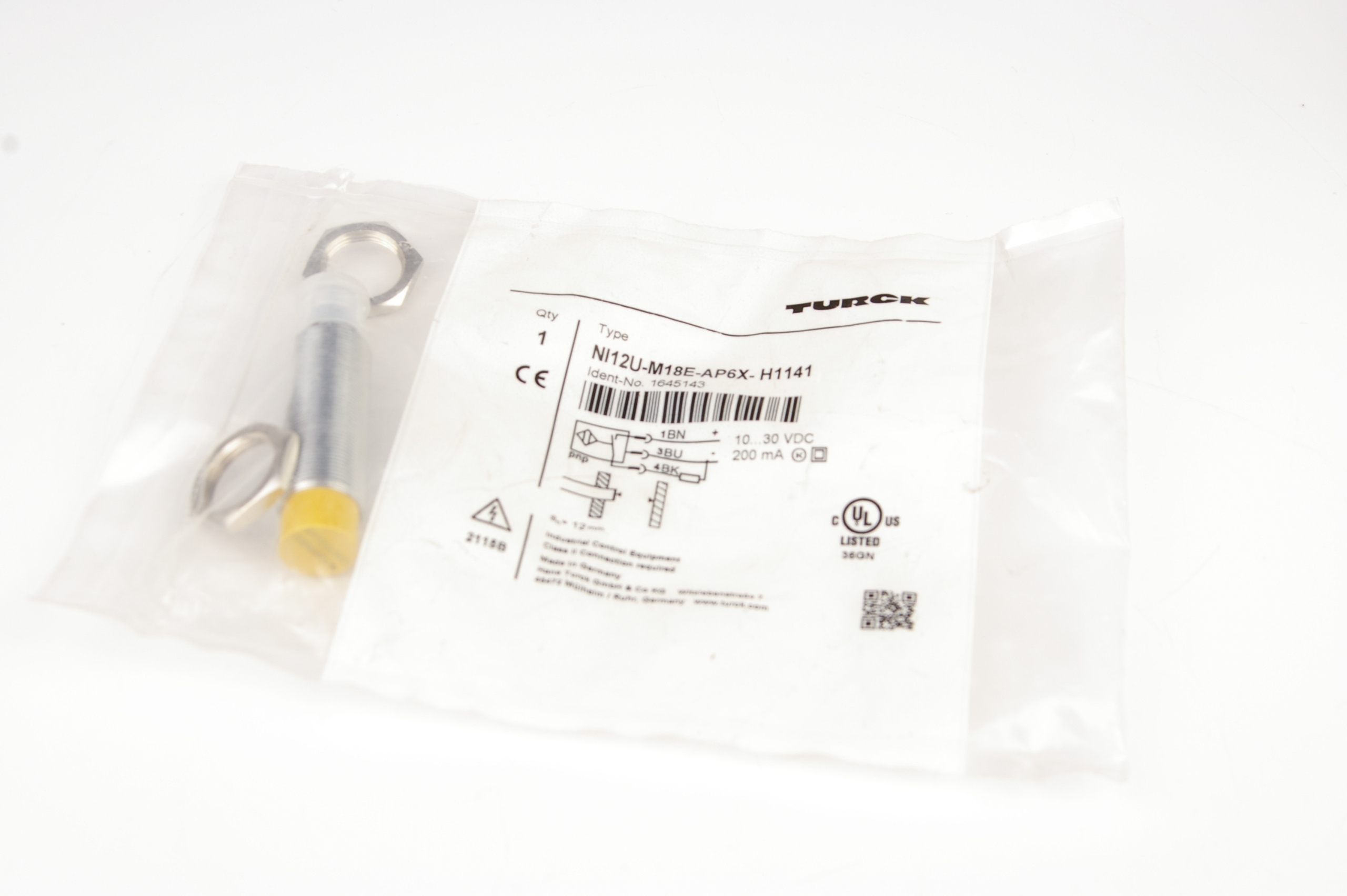 Turck NI12U-M18E-AP6X-H1141 1645143 Sensor · ID 115253765 · Photo 1