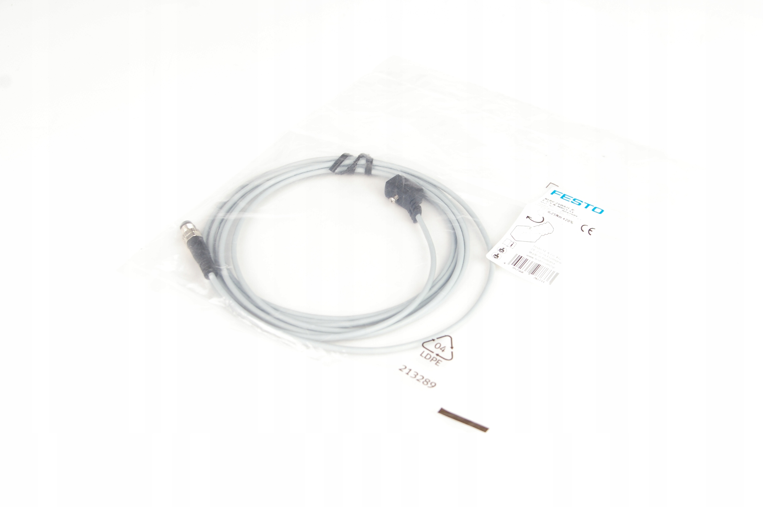 Festo NEBV-Z4WA2L-R-E-2.5-N-M8G3-S1 8047684 Connecting Cable · ID 295948449 · Zdjęcie 1