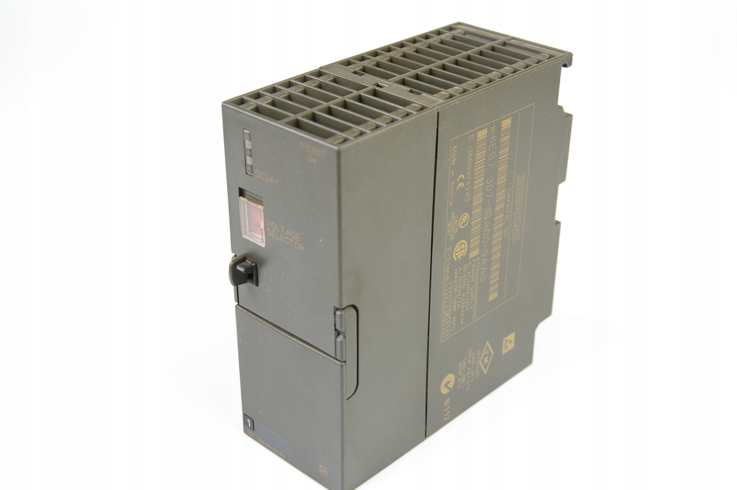 Siemens 6ES7 307-1BA00-0AA0 6ES7307-1BA00-0AA0 · ID 115258673 · Photo 1